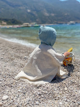 Загрузить изображение в средство просмотра галереи, Лляна пляжна дитяча накидка